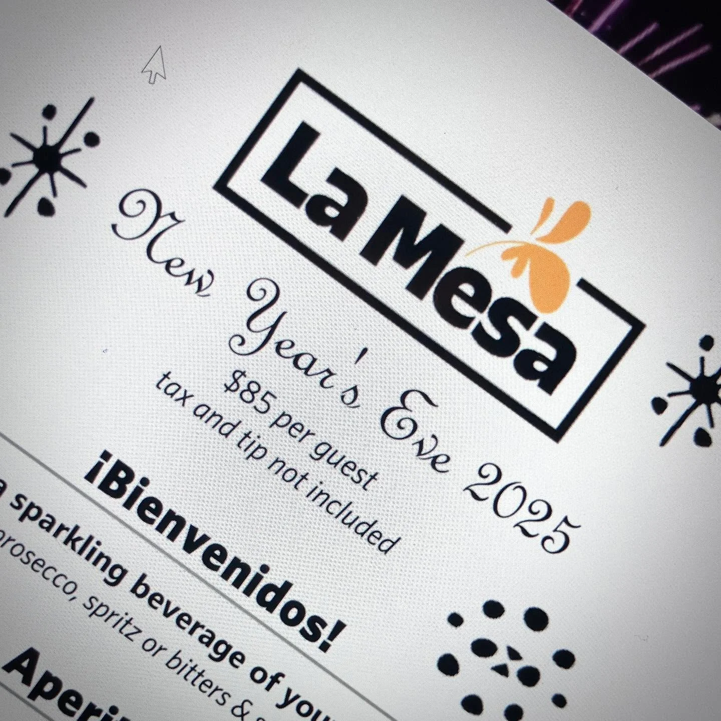 Thanks for a great year! Stop in and see us before it&rsquo;s over. We&rsquo;re doing a special four course menu on New Year&rsquo;s Eve. See our website for details!