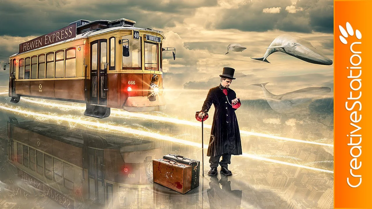 Heaven Express - Speed art (Photoshop) | CreativeStation