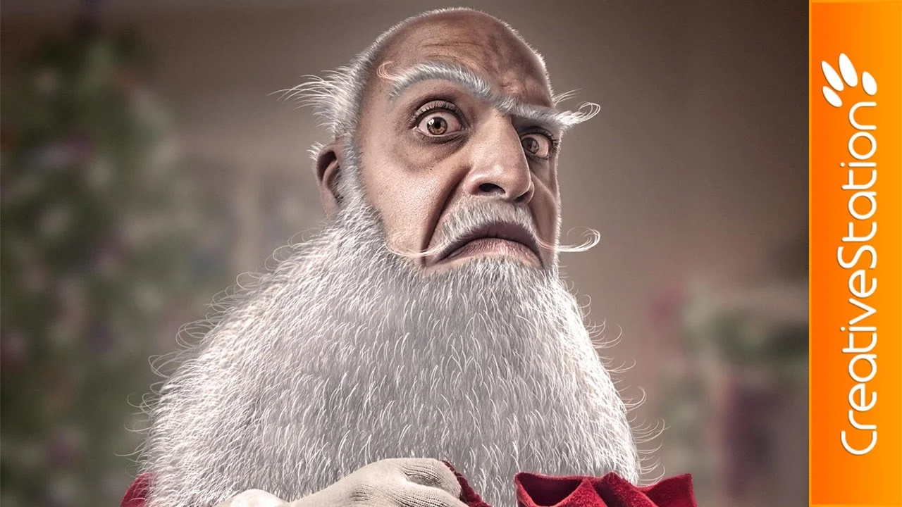 Santa Claus - Speed art (#Photoshop) | CreativeStation