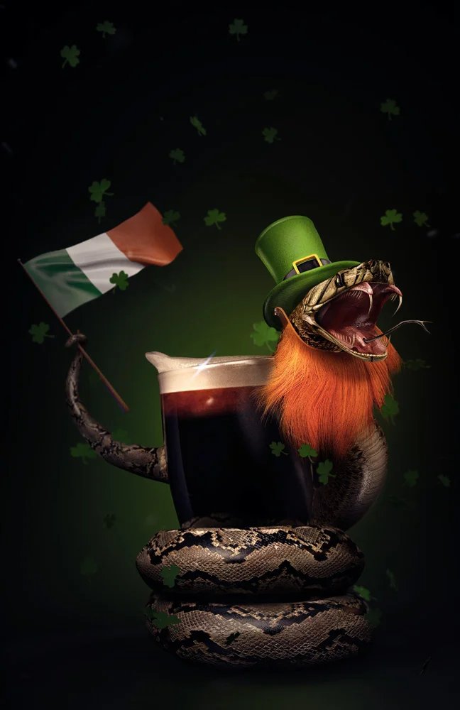 Happy St. Patrick's Day by Michael Medvedi