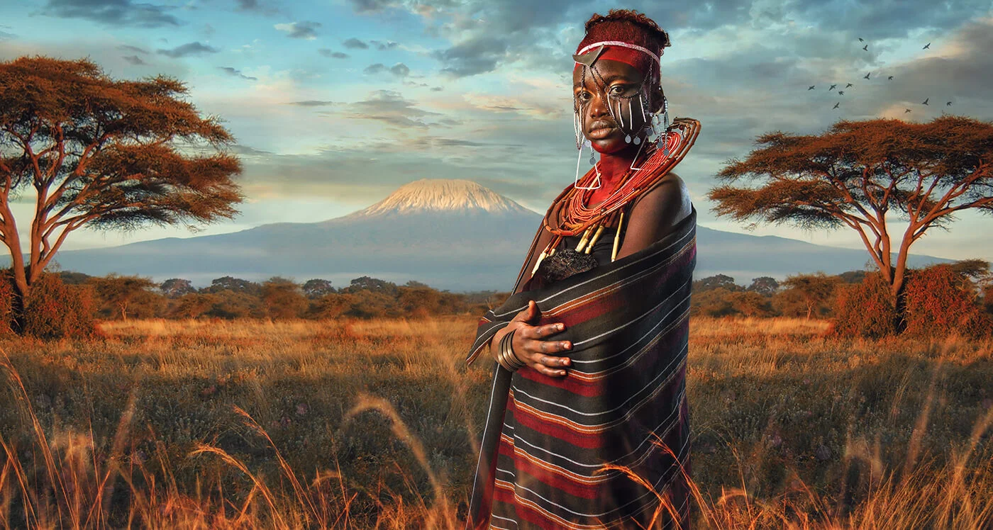 Tribal Photo Composites by Lee Howell