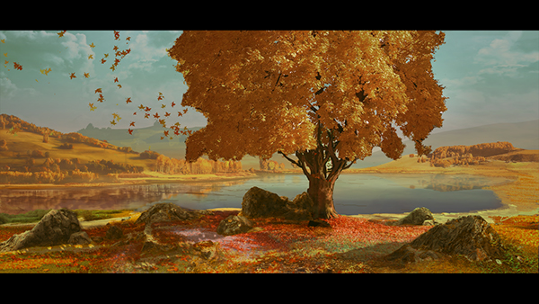  Image of Pokemon Inspired Matte Painting by Jean Philippe Saintherand.&nbsp; 