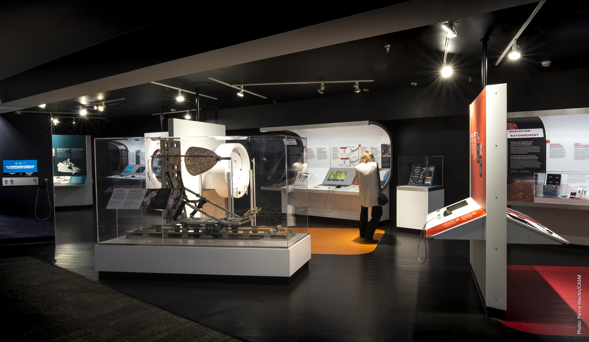 Health in Space, Canada Aviation and Space Museum — W3 Design Group