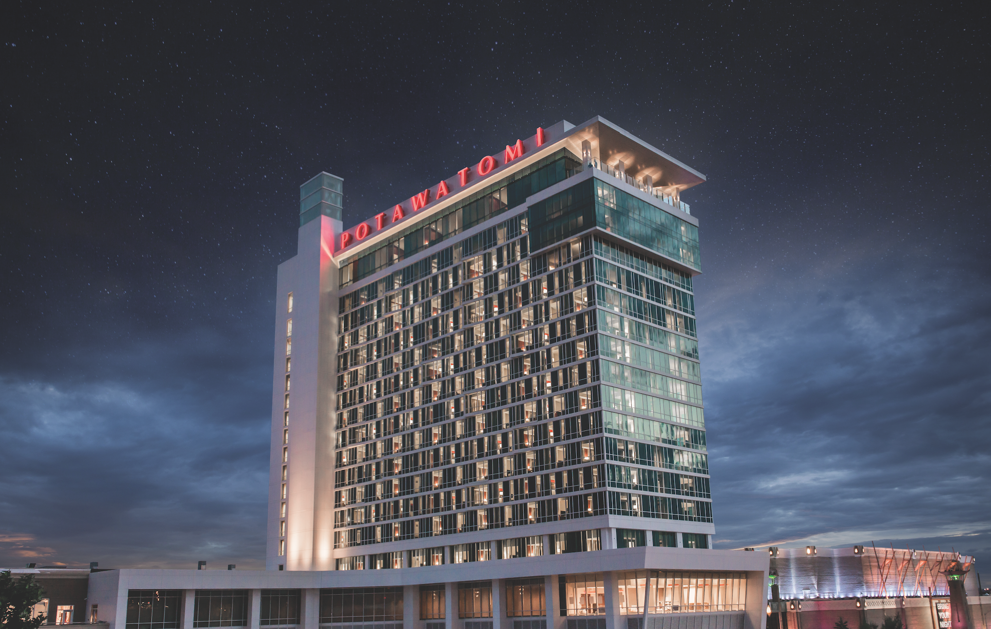 Potawatomi Hotel & Casino, Exterior