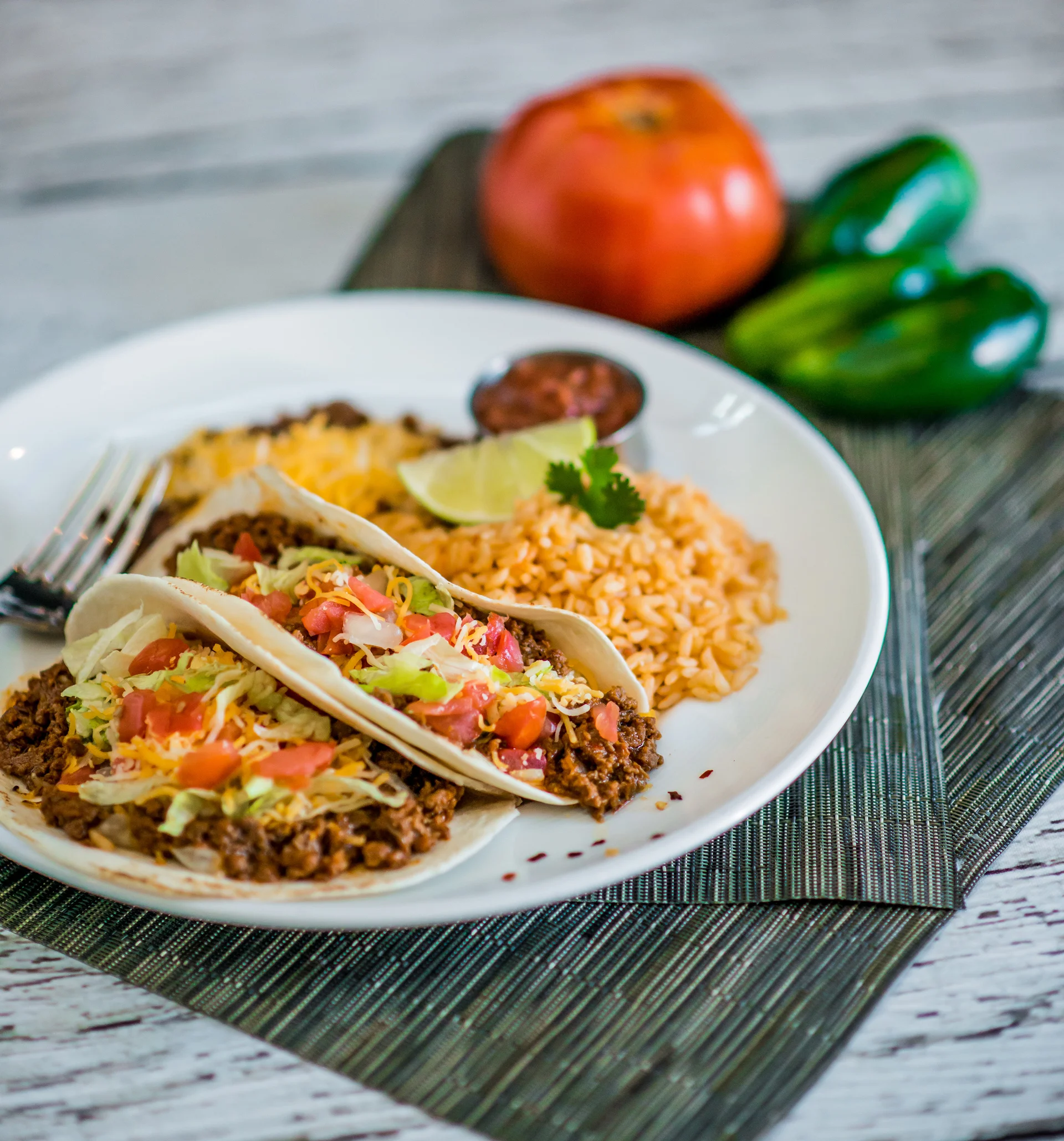 Canal St. Cafe - Taco Plate