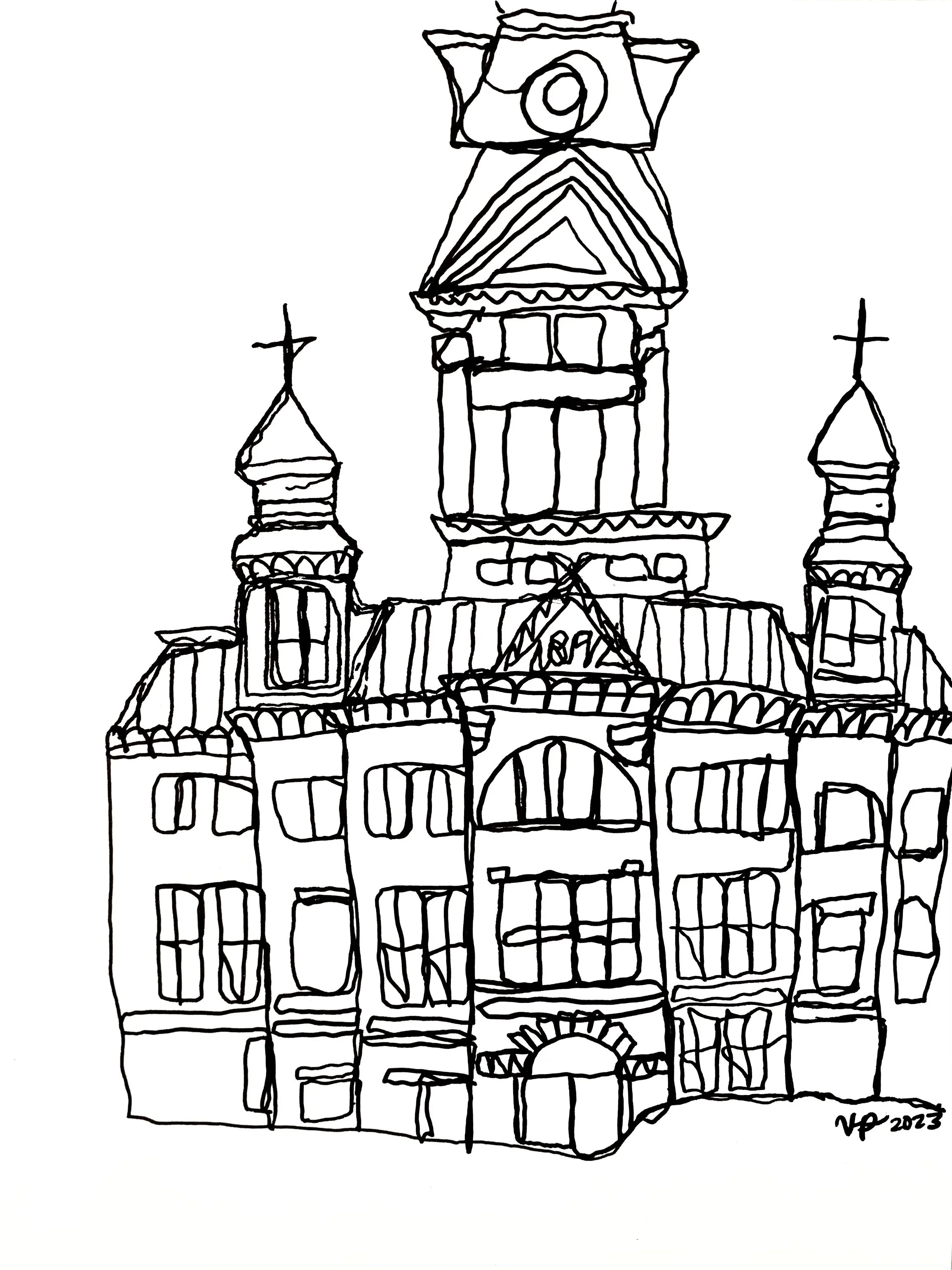 Drawing_Old City Hall.JPG