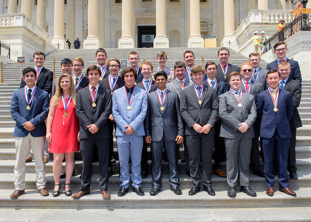 Courtesy of Fritz PhotoGraphics Boy Scouts of America, 2016 Congressional Award Gold Medalists - California