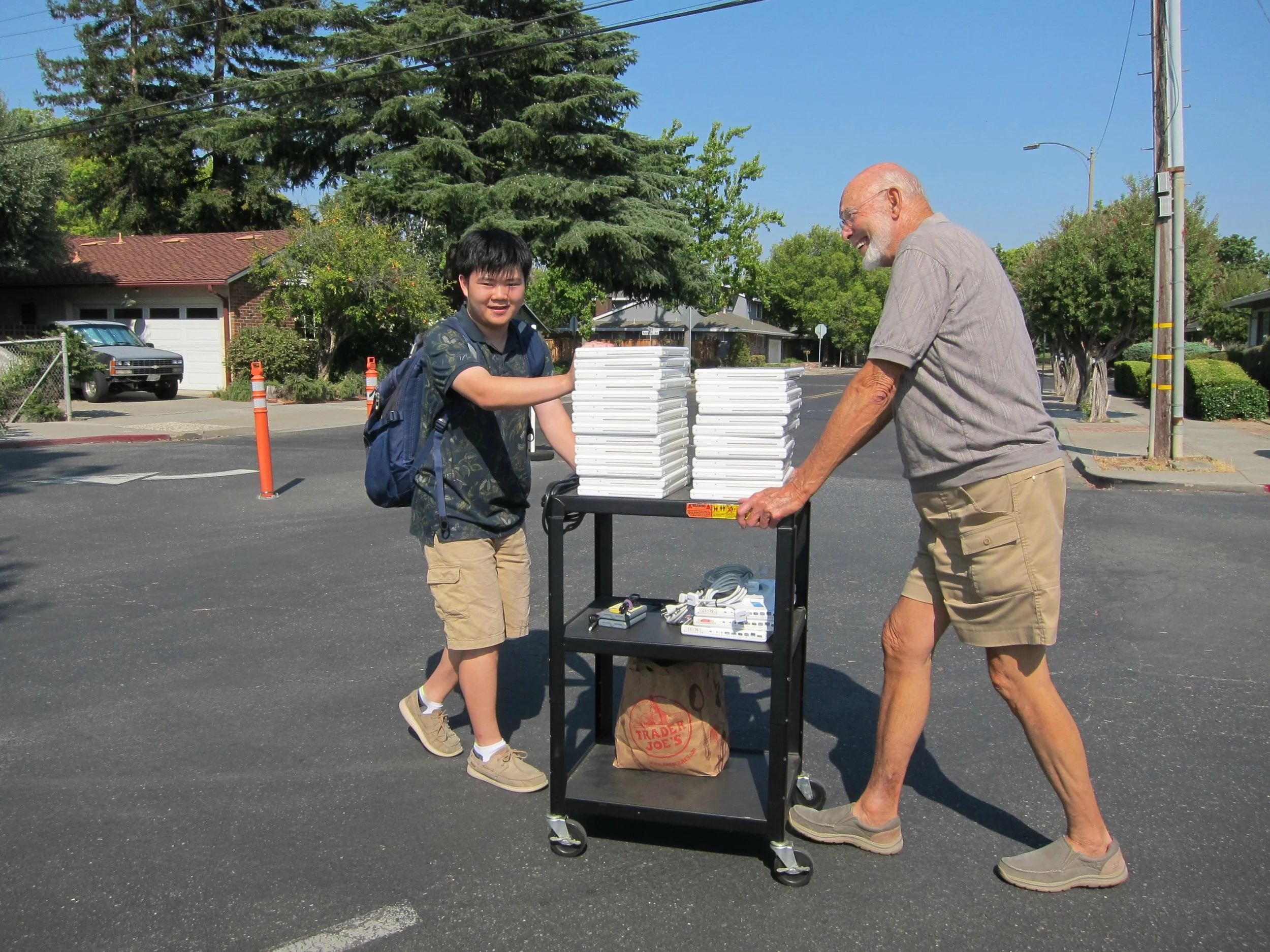 Terence Lee (left), John Wynbeek