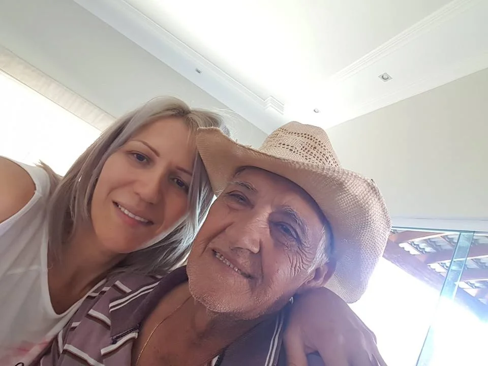 Vanderleia Faria e seu pai . ❤❤MEU PAI,MEU MAIOR ORGULHO ❤❤TE AMO❤❤