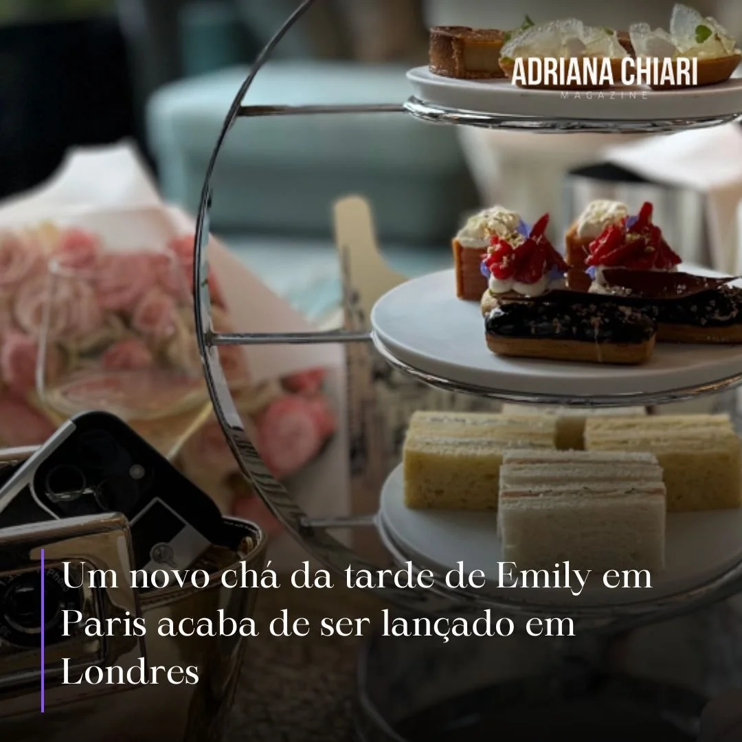 Um novo chá da tarde de Emily em Paris acaba de ser lançado em Londres