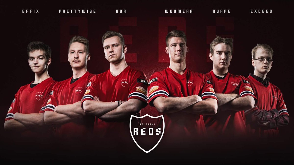 Finland's Helsinki Reds eSports Team (Photo: IFK)
