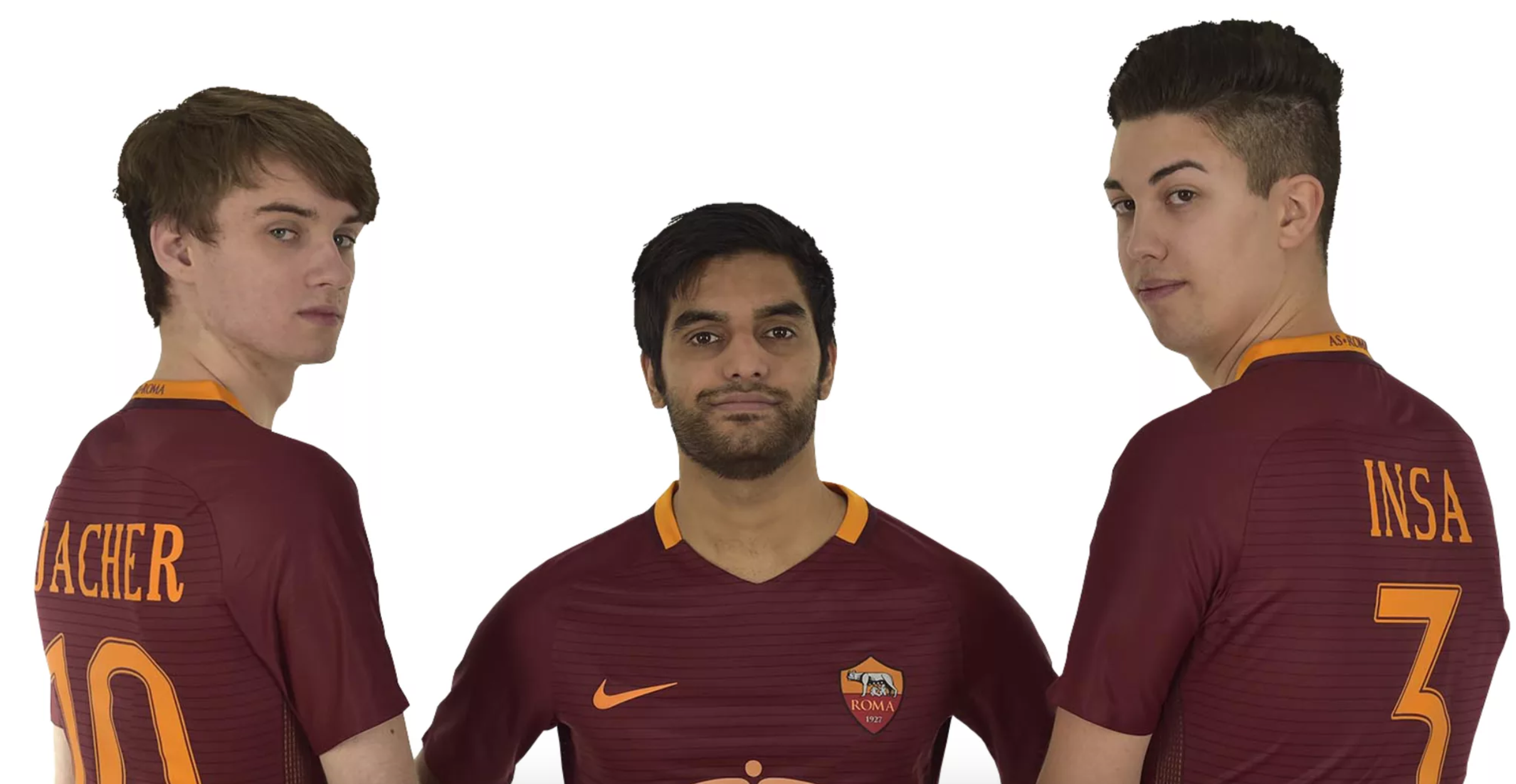 AS Roma's 1st 3 International FIFA Athlete's (Photo: AS Roma)