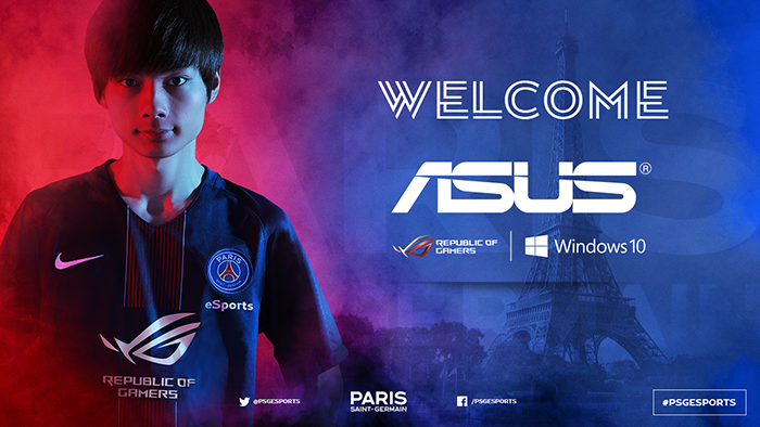 ASUS ROG Sponsors French Team PSG eSports (Photo: PSG)