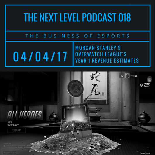 TNL eSports Podcast 018: Morgan Stanley's Overwatch League Revenue Estimates (Graphic: The Next Level)