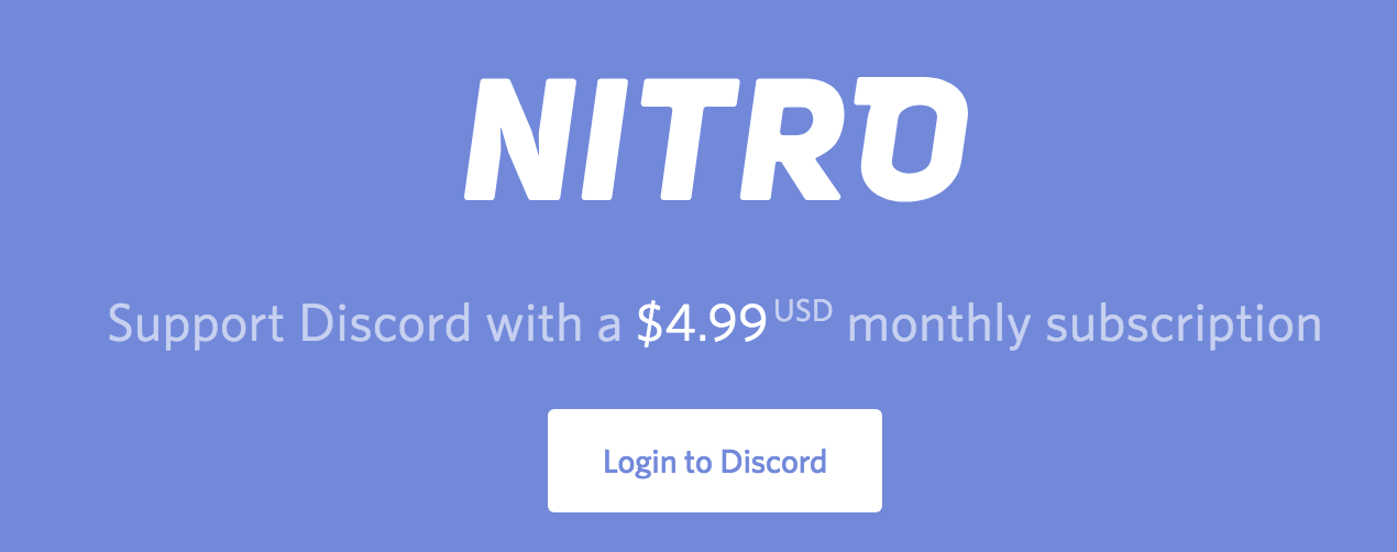 Nitro, Discord's Subscription Product (Photo: Discord)