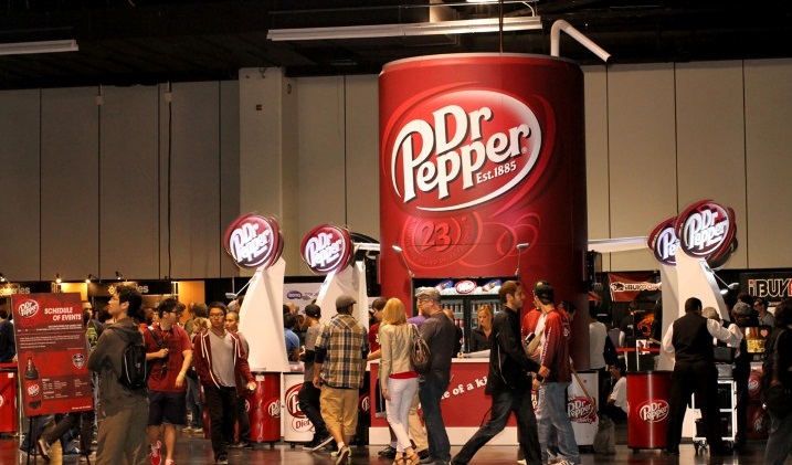 Dr. Pepper POPUP Display at MLG Anaheim 2012 (Photo: Impulse Gamer)