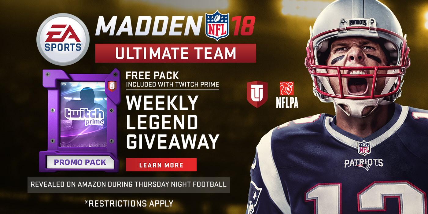 Twitch Prime and EA Madden NFL 18 Promotion (Photo: Twitch)