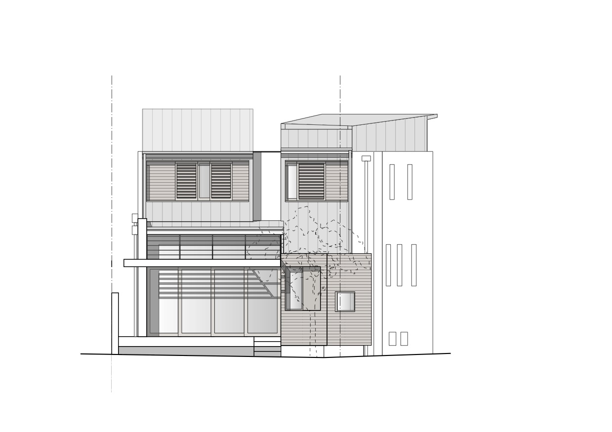 Garden (West) Elevation