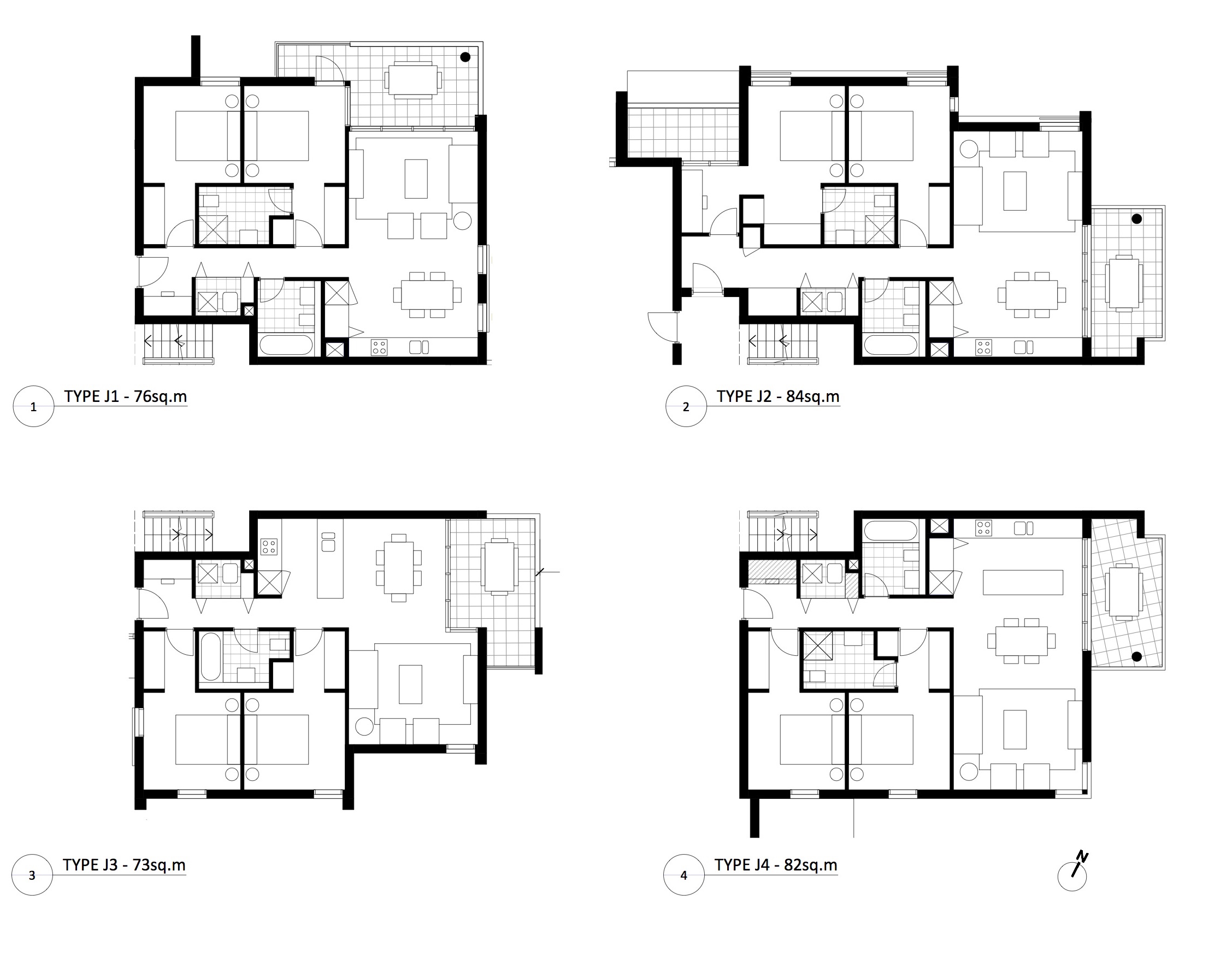 Typical Apartment Plans