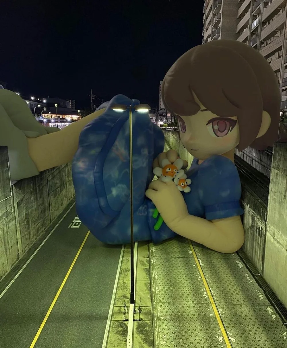 The Artist Who Makes Digital Inflatable Installations of Anime Girls ...