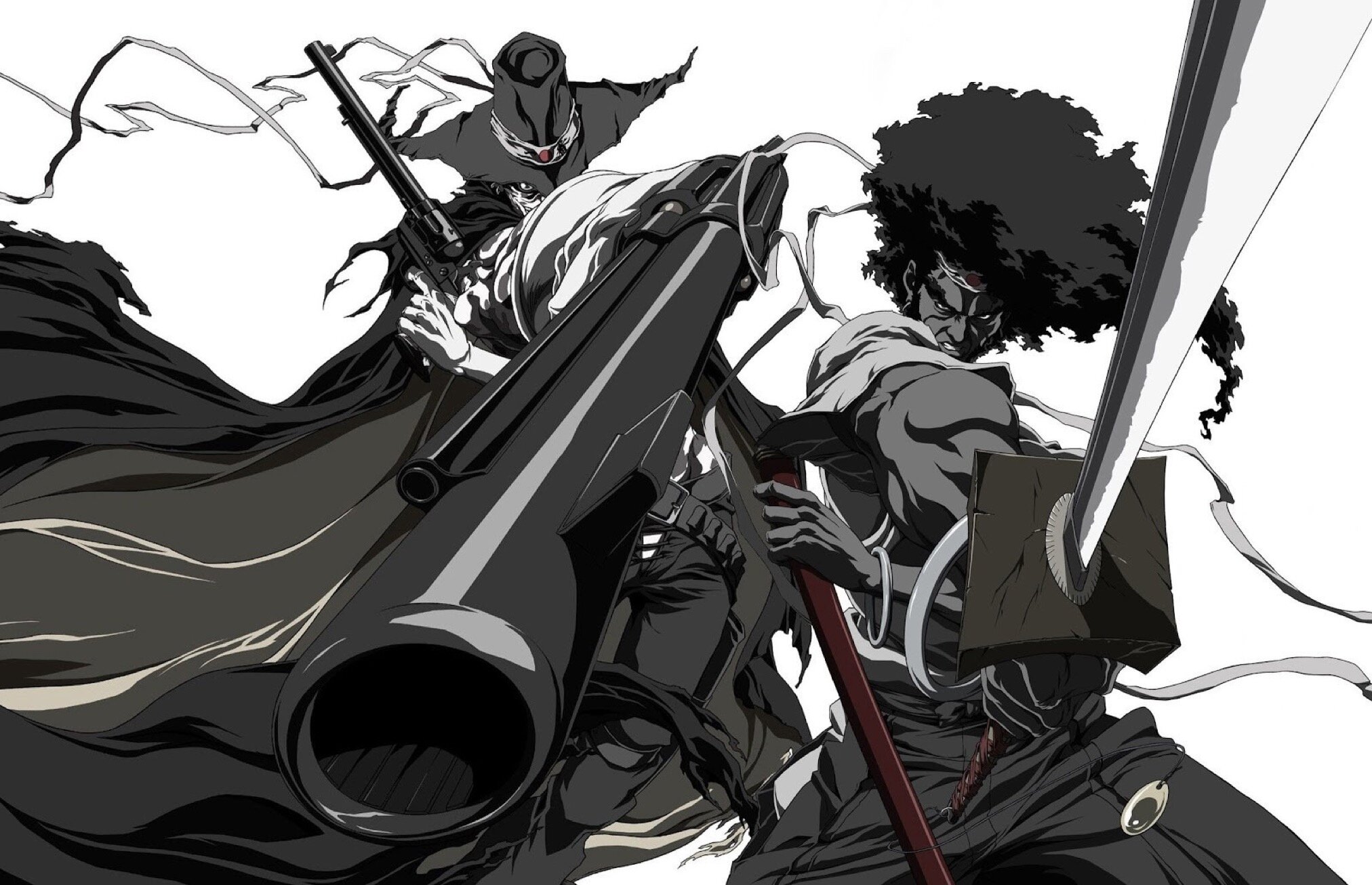 ⚔👹Afro Samurai Champloo Ep.1 - Bandits In Black [4K] 