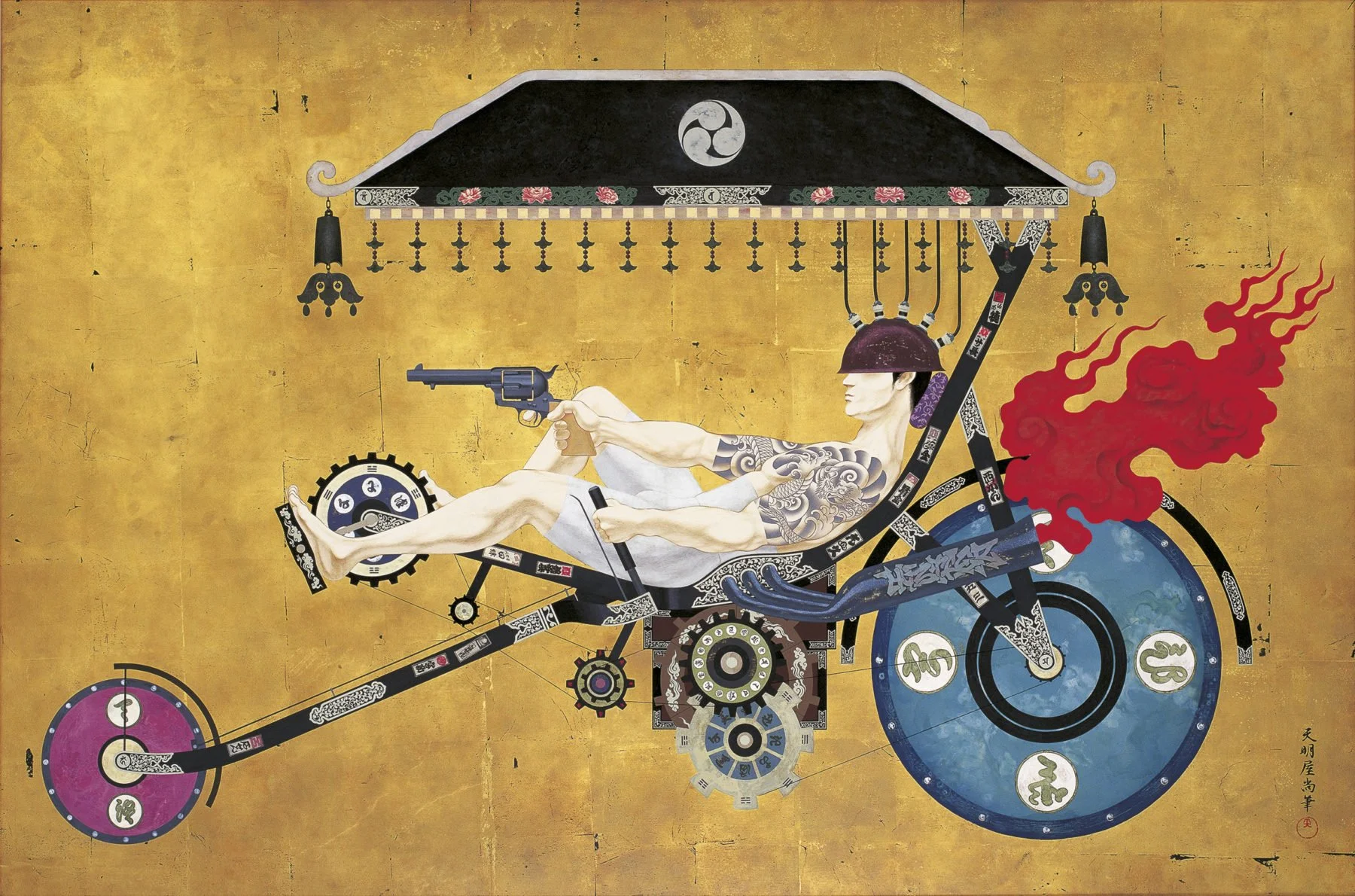 アート・デザイン・音楽 HIROTAKA KASUGA EXISTENCE and TIME Challenging Tradition with Neo-Nihonga: Hisashi Tenmyouya — sabukaru