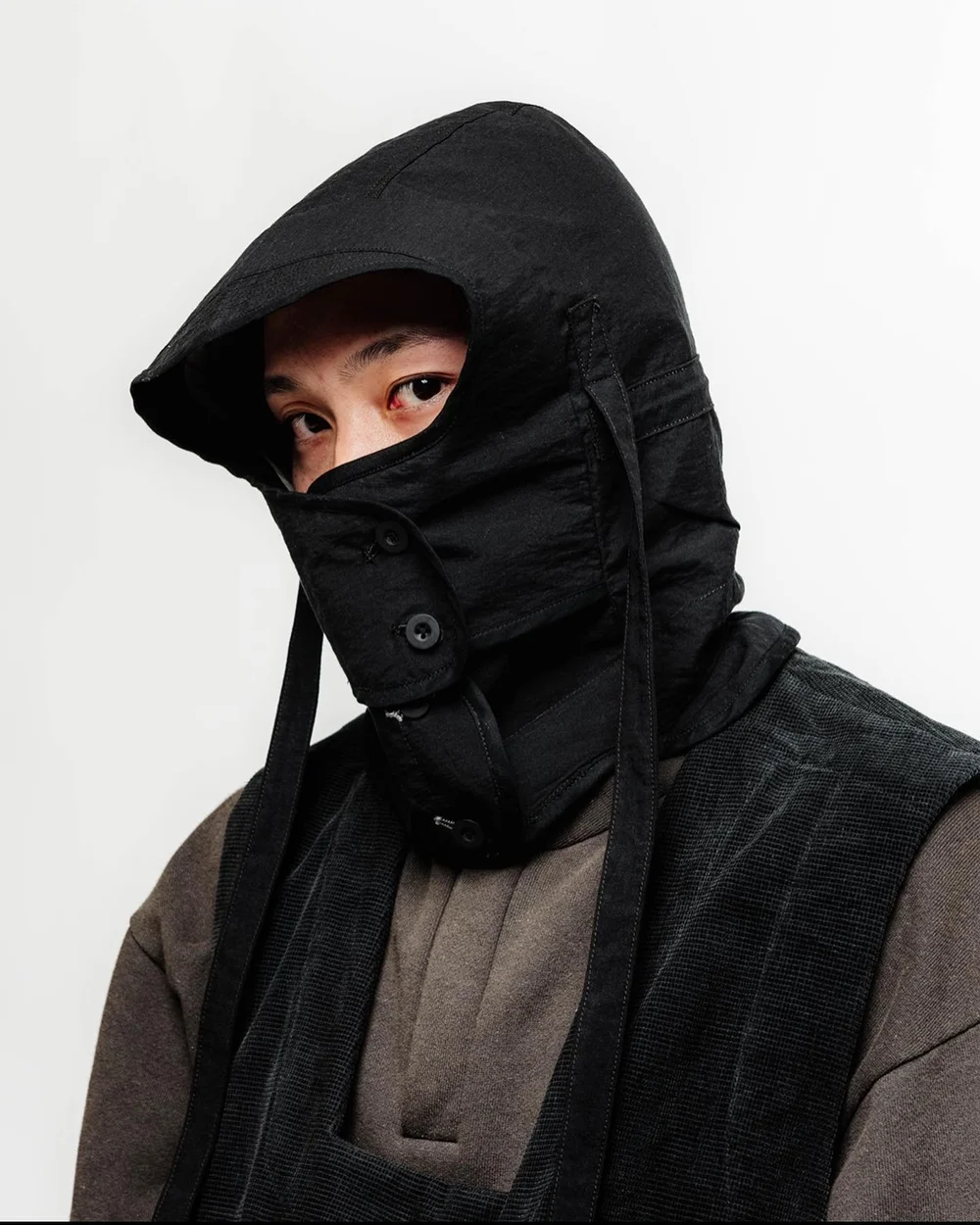 JIAN YE x SABUKARU - REVERSIBLE FIREFIGHTER HOOD — sabukaru 