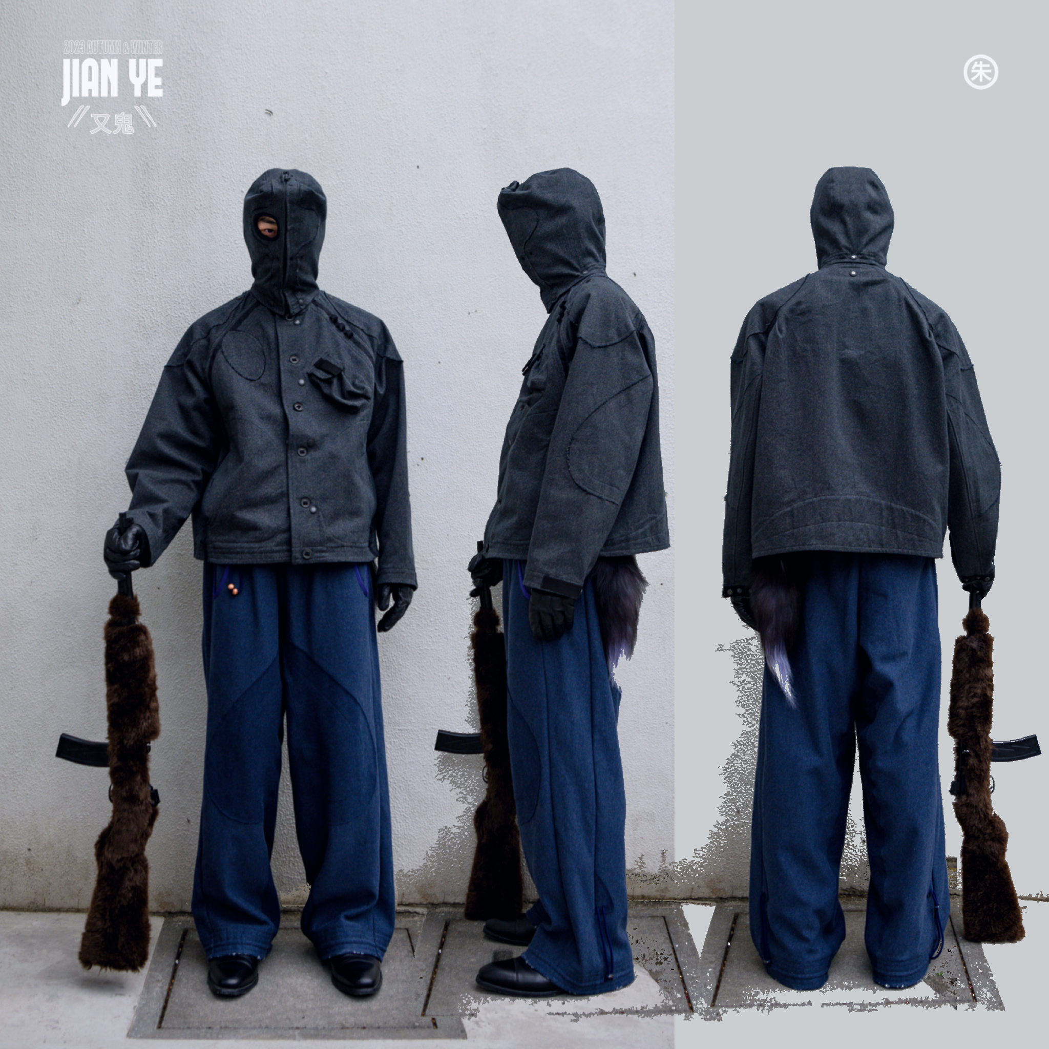 JIAN YE GUTTER コラボフーディ トップス - トップス