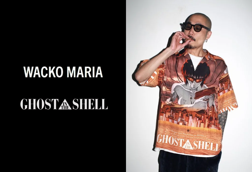 ミュージシャン WACKO MARIA \"Ghost in the Shell\" Print Ghost in the Shell WACKO MARIA Capsule Release Date | Hypebeast
