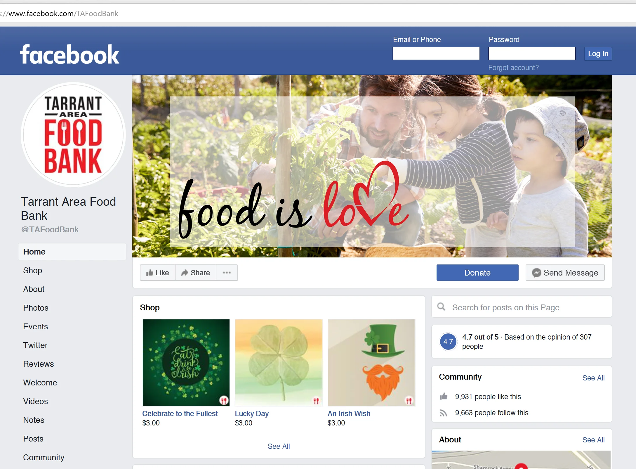  Food is Love is an awareness campaign that ran during the month of February at Tarrant Area Food Bank. It increases the engagement with their social followers and through captivating images, illustrates how food unites us. 
