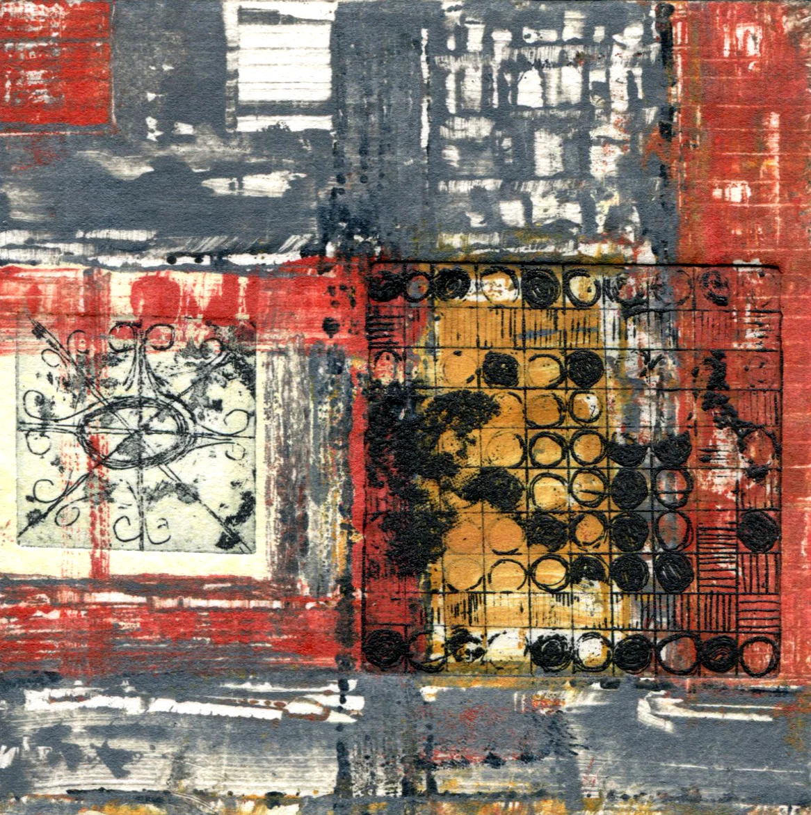 Vintage Fabric Square 10