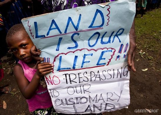 Indigenous Kid Protest