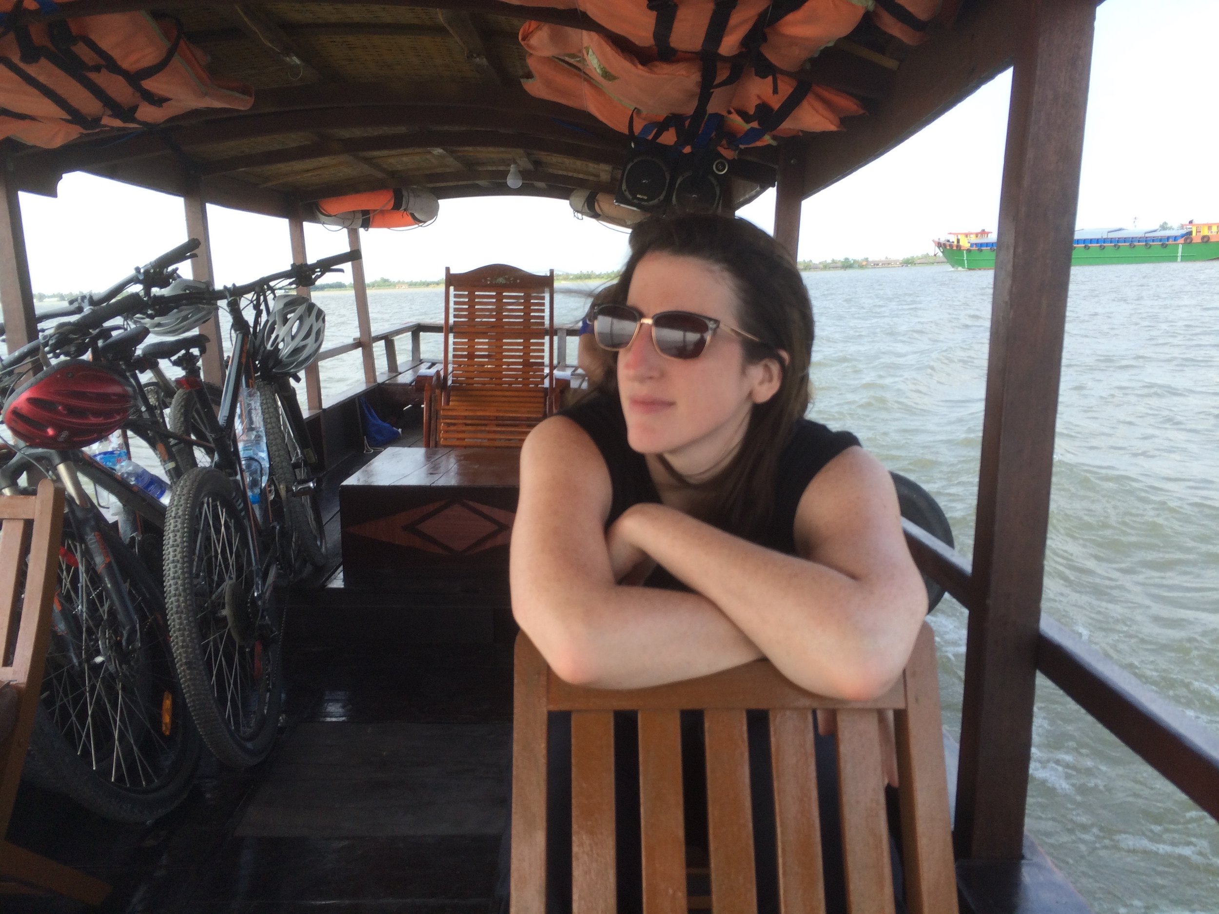 Very happy to be NEAR the bikes but not ON the bikes. 