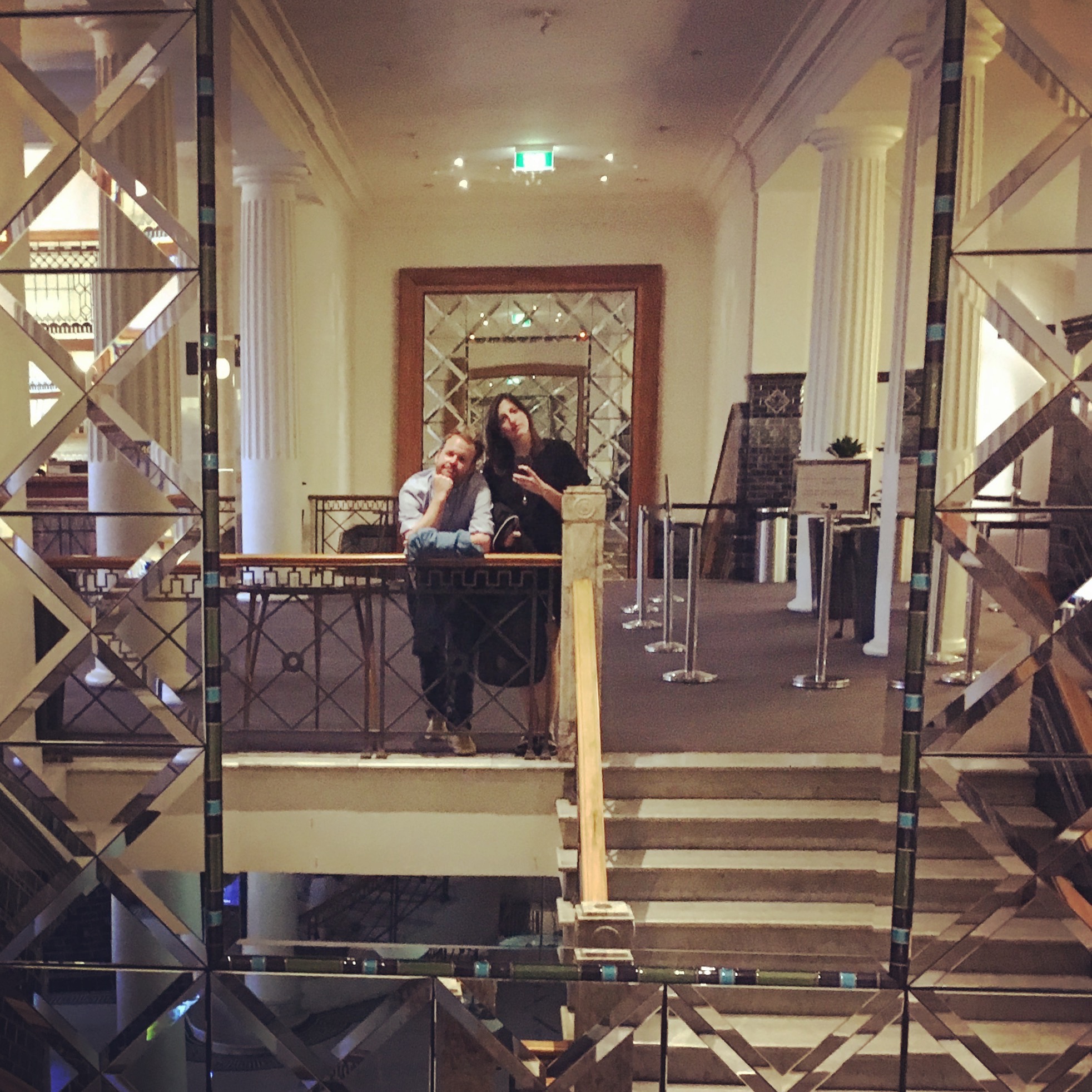 Mirror selfie at the magestic Embassy theater in Wellington.