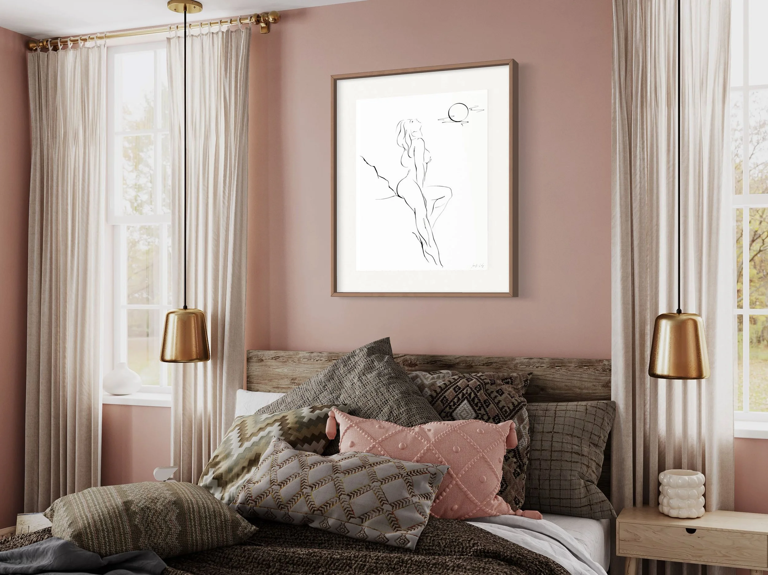 Wild Moon framed bedroom.jpg