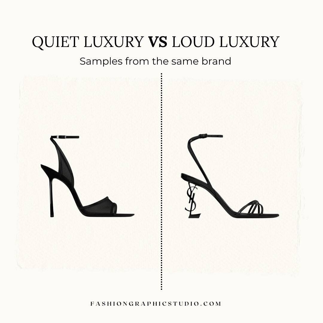 Quiet vs loud luxury samples form the same brand.

On the last one I need your help, It is hard to tell - is the Birkin bag a quiet luxury bag or is it the loudest luxury bag?

#fashiongraphicstudio #newsletterdesign #freelancegraphicdesigner #fashio