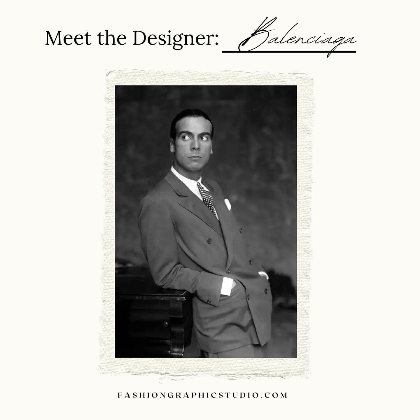 I recently watched the Cristobal Balenciaga TV series on Disney+. It was quite intriguing, so this month&rsquo;s designer spotlight is all about him. 

Have you had a chance to see the show?

#fashiongraphicstudio #newsletterdesign #freelancegraphicd