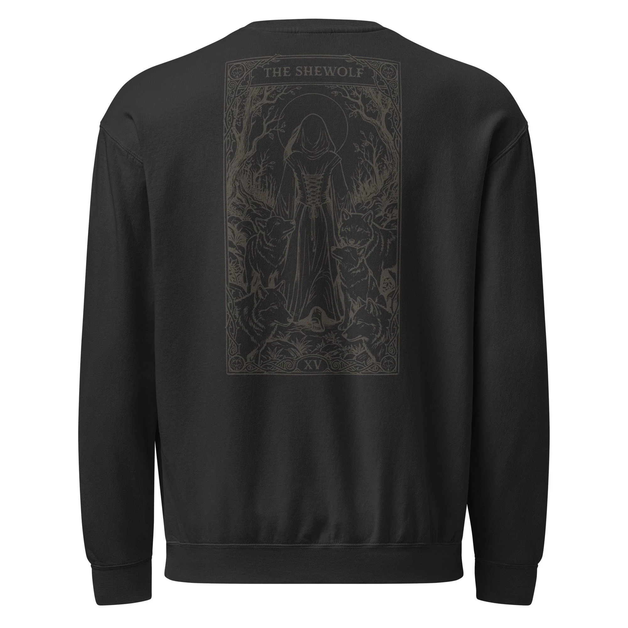 Wolf Pack Magic - Unisex garment-dyed fleece crewneck sweatshirt