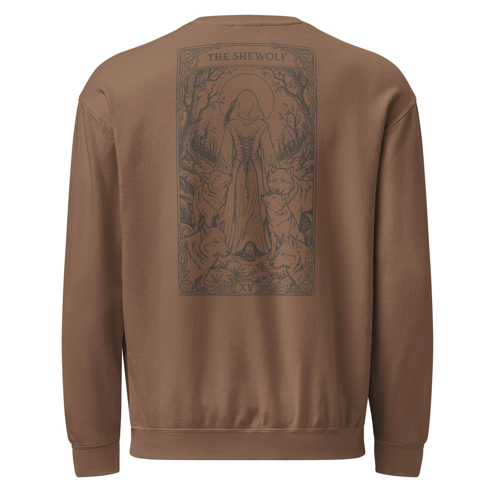 Wolf Pack Magic - Unisex garment-dyed fleece crewneck sweatshirt