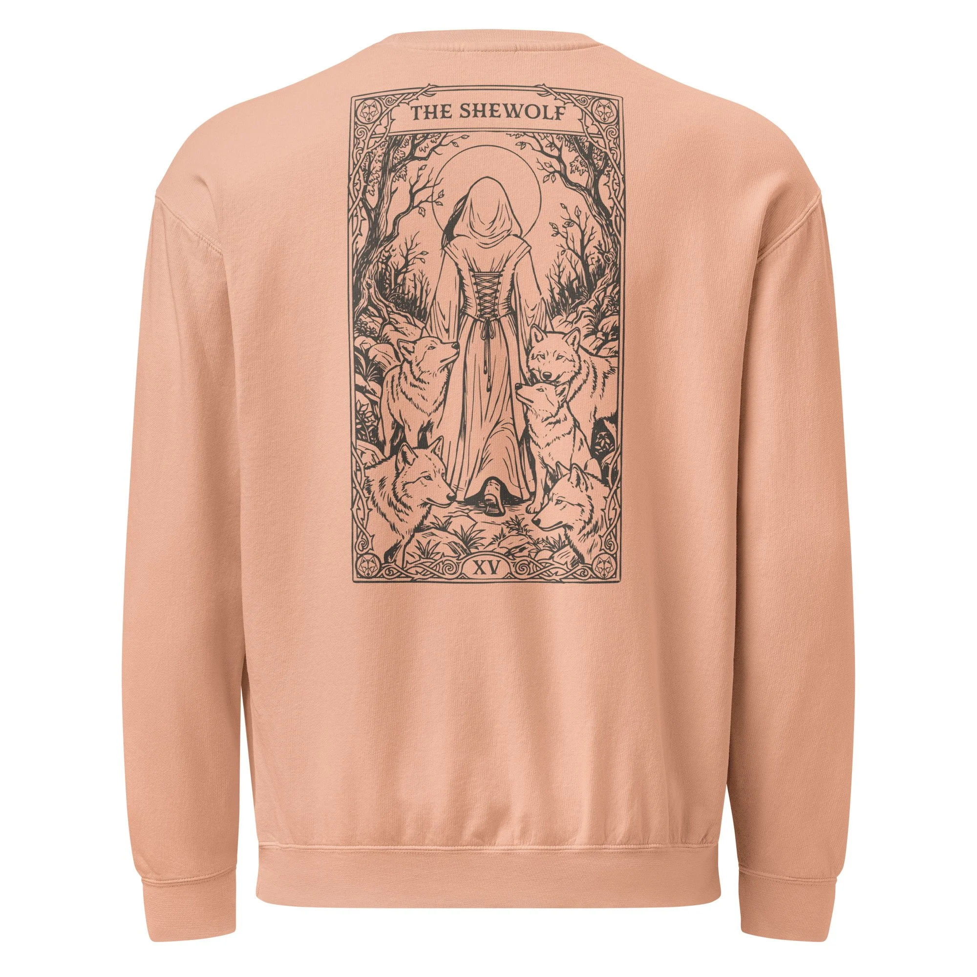 Wolf Pack Magic - Unisex garment-dyed fleece crewneck sweatshirt