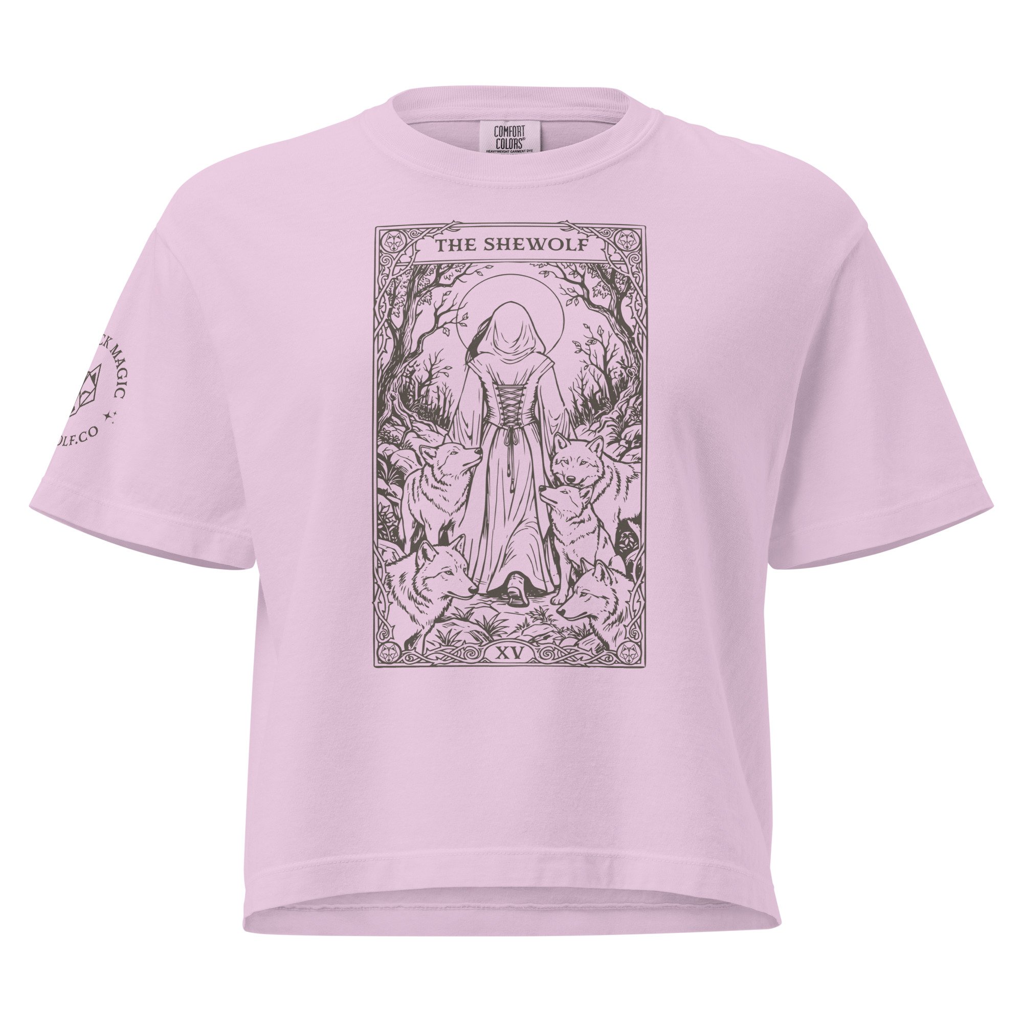 Wolf Pack Magic - TAROT crop tee