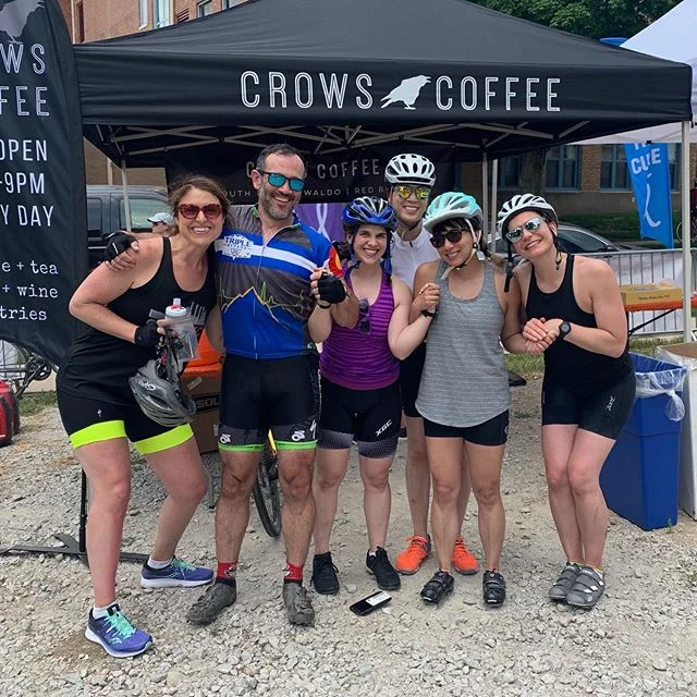 My first ride of the season included 31 miles of #KC goodness and lots and lots of hand holding. #headforthecure