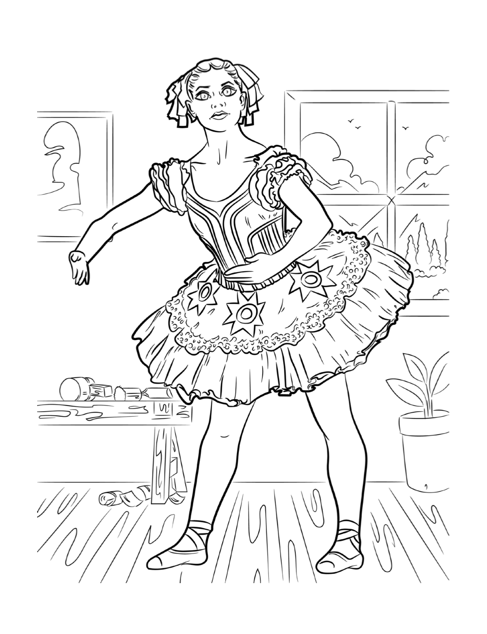 Coppelia Coloring 1