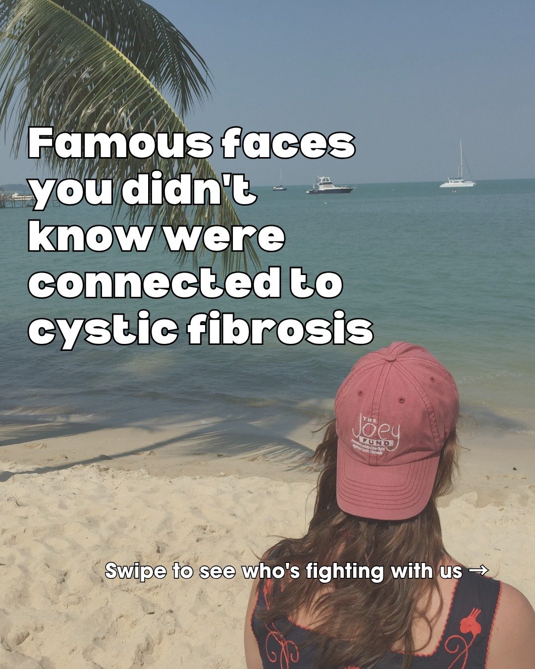 Most people don't know cystic fibrosis has touched the lives of some of the world's biggest names. 

From Hollywood to music to royalty. 

The CF community has allies everywhere. 💙

The Joey Fund was started in honor of Joey, who fought CF with ever