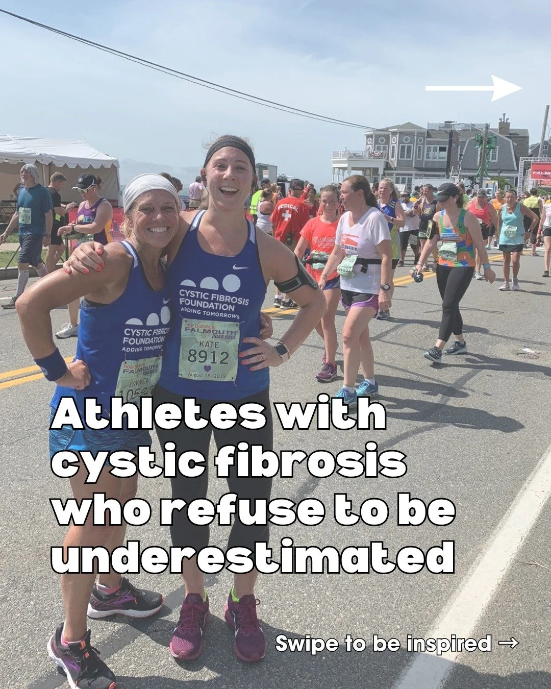 CF affects your lungs.
Your breathing.
Your stamina.
Your energy.

And these athletes still chose cycling, endurance sports, ocean rowing, distance running, and intense physical training anyway. 

Behind every workout is a reality most people never s