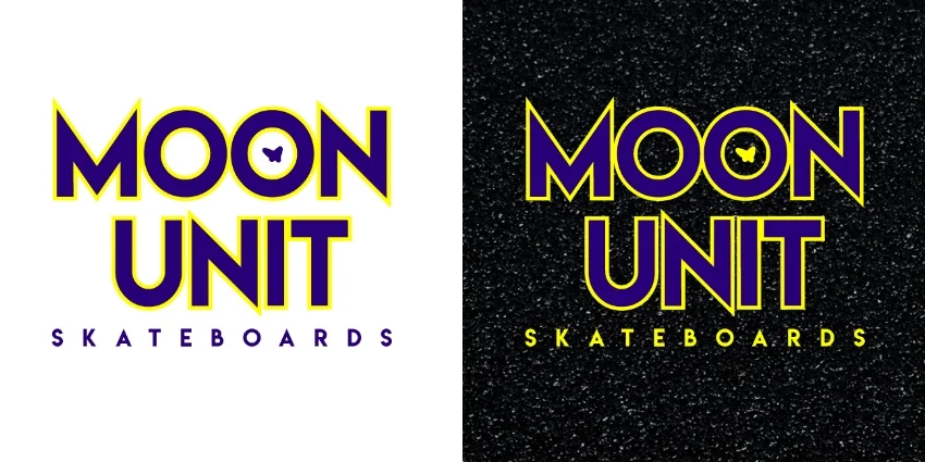 Moon Unit Logo (type-based: stacked)
