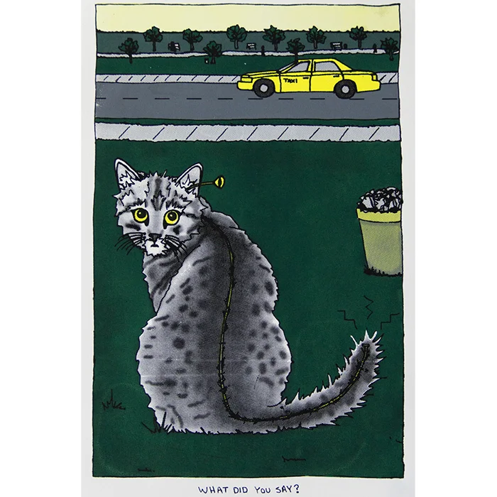 Operation Acoustic Kitty, silkscreen, 2015