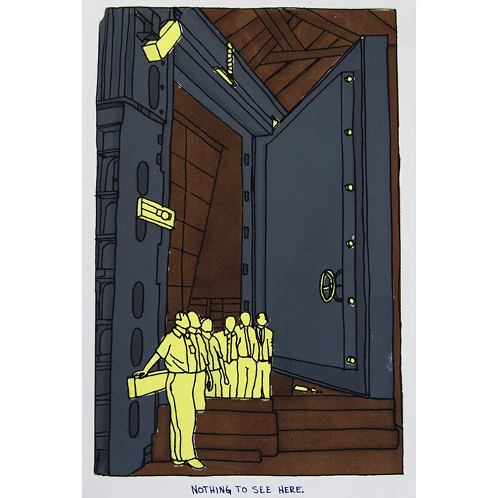 Project Greek Island, silkscreen, 2014