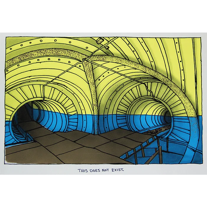 Titan 1 Missile Complex, silkscreen, 2014
