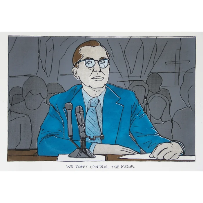 Operation Mockingbird, silkscreen, 2016